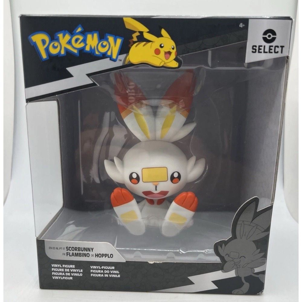 Pokemon Select Scorbunny Vinyl Figure 2025 New! Series 3 RARE